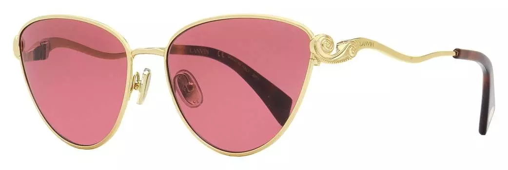 Солнцезащитные очки Lanvin женские Rateau Cat-Eye LNV112S 716 Gold/Havana 59 мм