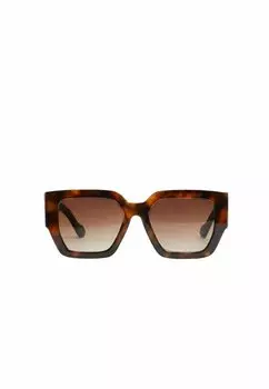 Солнцезащитные очки Large Square Tortoiseshell Sunglasses 00661603 Stradivarius, коричневые