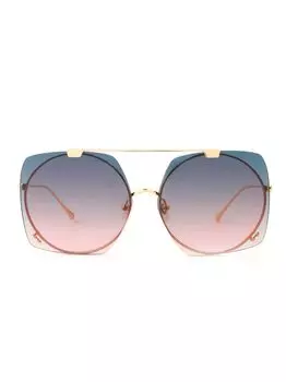 Солнцезащитные очки Last Summer 57MM с геометрическим рисунком For Art's Sake