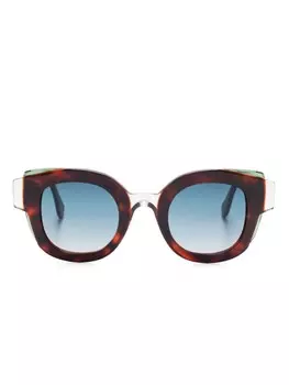 Солнцезащитные очки Layer1 Face Face, коричневый