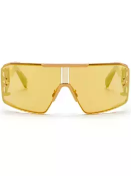 Солнцезащитные очки Le Masque с затемненными линзами Balmain Eyewear, желтый