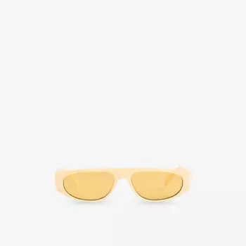 Солнцезащитные очки Le Specs Le Ritual D-Frame из поликарбоната, белый