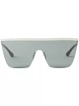 Солнцезащитные очки Leah в массивной оправе Jimmy Choo Eyewear, серебристый