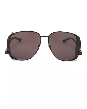 Солнцезащитные очки Leon Spoiler SL 653 Saint Laurent, черный