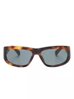 Солнцезащитные очки Les Lunettes Pilota в прямоугольной оправе JACQUEMUS, коричневый