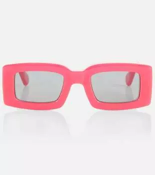 Солнцезащитные очки les lunettes tupi в квадратной оправе Jacquemus, розовый