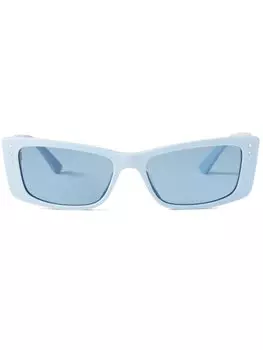 Солнцезащитные очки Lexy в прямоугольной оправе Jimmy Choo Eyewear, синий