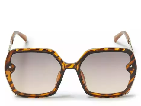 Солнцезащитные очки Libby Geometric Kelly & Katie, Brown/Black Tortoise Shell