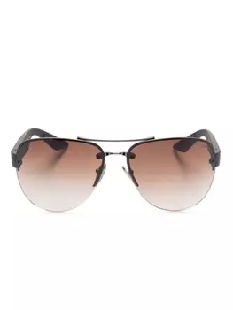 Солнцезащитные очки Linea Rossa Prada Eyewear, черный