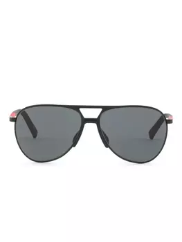 Солнцезащитные очки Linea Rossa Prada Eyewear, черный