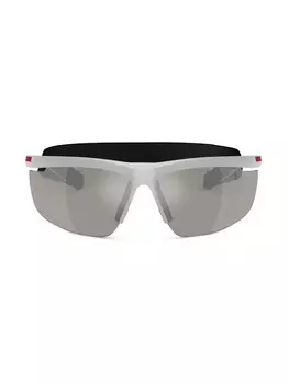 Солнцезащитные очки Linea Rossa Prada Linea Rossa, серый