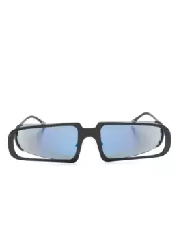 Солнцезащитные очки Link в квадратной оправе Henrik Vibskov, синий