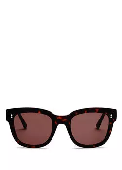 Солнцезащитные очки Liv из биоацетата коричневого цвета Messyweekend Cophenagen, коричневый