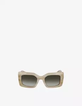 Солнцезащитные очки LNV649S в квадратной оправе Lanvin, цвет Ivory Horn