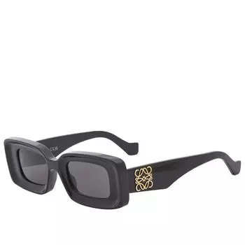 Солнцезащитные очки Loewe Eyewear Rectangular Sunglasses, черный