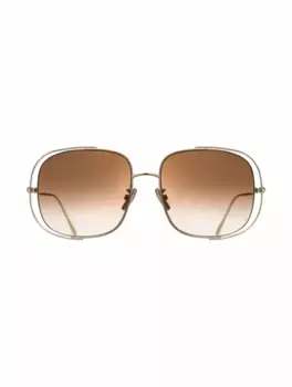 Солнцезащитные очки Loewe, коричневый