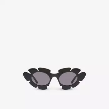 Солнцезащитные очки Loewe x Paula's Ibiza G000270X03 в форме цветка из ацетата ацетата Loewe, черный