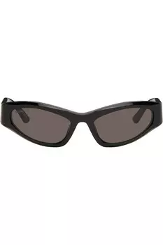 Солнцезащитные очки Logo cateye Balenciaga, черный