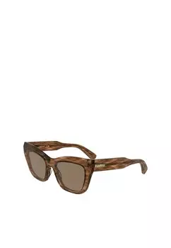 Солнцезащитные очки Longchamp, коричневый