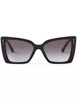 Солнцезащитные очки Lorea в оправе 'кошачий глаз' Jimmy Choo Eyewear, черный