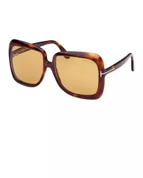 Солнцезащитные очки Лорелай Tom Ford, цвет Shiny Vintage Havana & Amber