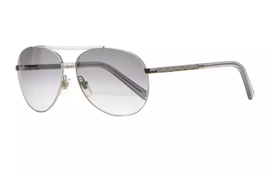 Солнцезащитные очки Louis Vuitton мужские, серебряный / серый