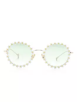 Солнцезащитные очки Lulu в круглой оправе Eyepetizer, золотой