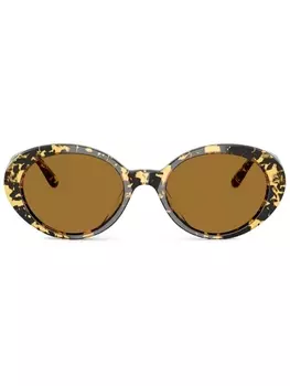Солнцезащитные очки Lumar Oliver Peoples, коричневый