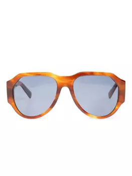 Солнцезащитные очки Lusso Sartoriale Dolce & Gabbana Eyewear, коричневый