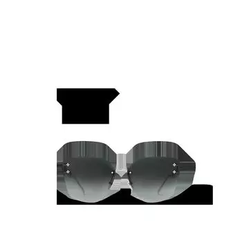 Солнцезащитные очки LV Jewel Cat Eye Louis Vuitton, черный