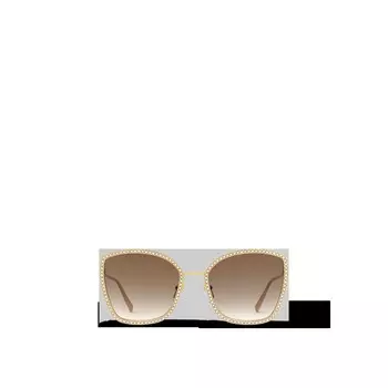 Солнцезащитные очки LV Link One Pearly Butterfly Louis Vuitton, золотой