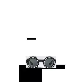 Солнцезащитные очки LV Super Vision в круглой оправе Louis Vuitton, черный