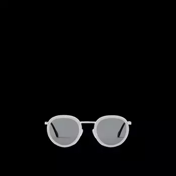 Солнцезащитные очки LV Super Vision в металлической круглой оправе Louis Vuitton, серебряный