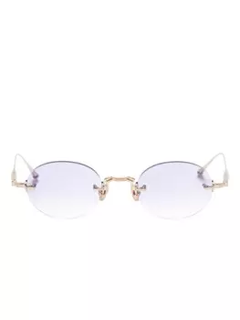 Солнцезащитные очки M5002 в овальной оправе Matsuda, золотой