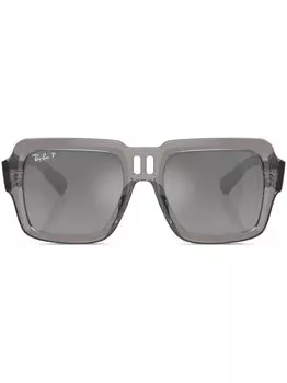 Солнцезащитные очки Magellan в квадратной оправе Ray-Ban, серый
