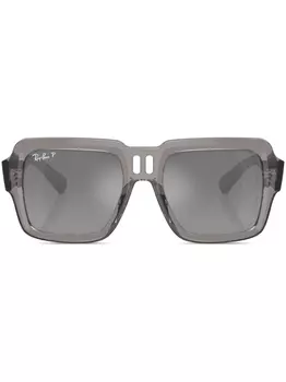 Солнцезащитные очки Magellan в квадратной оправе Ray-Ban, серый