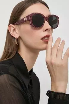 Солнцезащитные очки Майкла Корса Michael Kors, бордовый