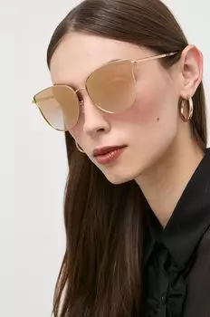 Солнцезащитные очки Майкла Корса Michael Kors, коричневый