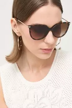 Солнцезащитные очки Майкла Корса Michael Kors, коричневый