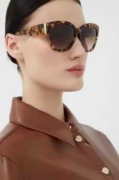 Солнцезащитные очки Майкла Корса Michael Kors, коричневый