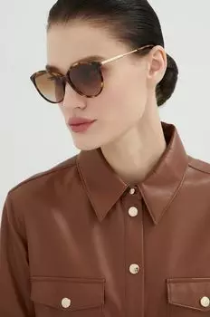 Солнцезащитные очки Майкла Корса Michael Kors, коричневый