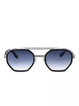 Солнцезащитные очки Marc Jacobs Eyewear 782/S в геометрической оправе из титана, черный