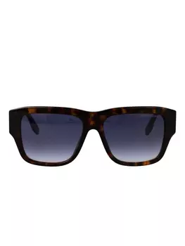 Солнцезащитные очки Marc Jacobs Eyewear в квадратной оправе, коричневый