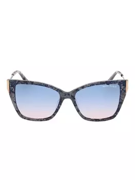 Солнцезащитные очки Marciano с узором «кошачий глаз», синий