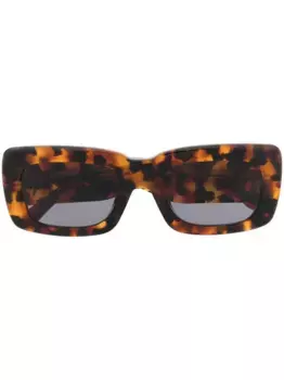 Солнцезащитные очки Marfa из коллаборации с The Attico Linda Farrow, коричневый