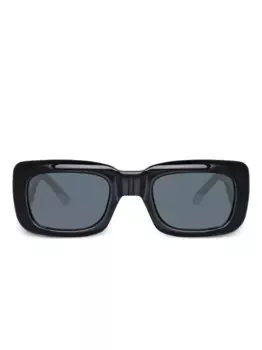 Солнцезащитные очки Marfa в прямоугольной оправе The Attico, черный