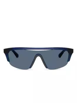 Солнцезащитные очки-маска Burberry Eyewear, синий