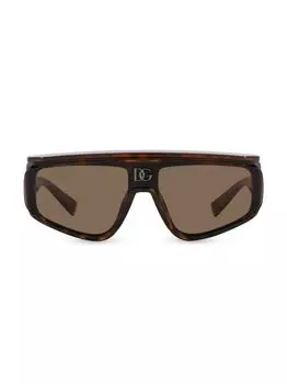 Солнцезащитные очки-маска DG6177 46 мм DOLCE&GABBANA, черный