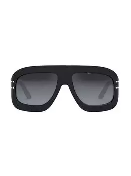 Солнцезащитные очки-маска DiorSignature M1U 58MM Dior, черный