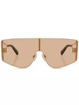 Солнцезащитные очки-маска DNA Dolce & Gabbana Eyewear, золотой